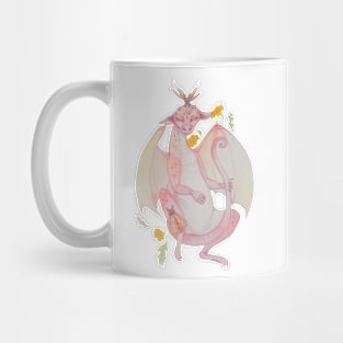 Pink Sleeping Dragon Mug